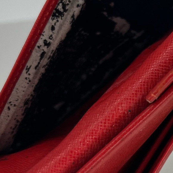 ♥️Louis Vuitton Red Epi Leather Porte Tresor Long Wallet | PRELOVED!!♥️ - Picture 11 of 13